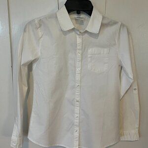 NWT GIRL'S GAP BUTTON DOWN SHIRT, SIZE 10